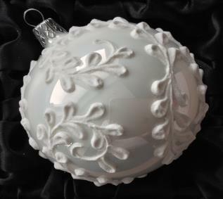 Koule bílý porcelán, 6 cm