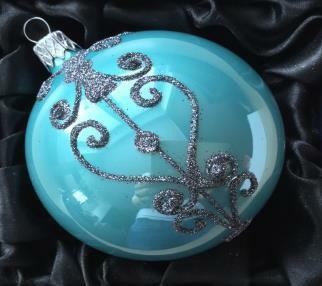 Koule tyrkysový porcelán, 8 cm