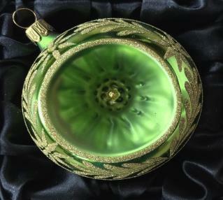 Koule zelený mat, 8 cm